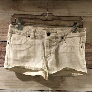 Twenty One 21 White Shorts Mini Four Pockets Sz 26